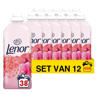 Lenor Aanbieding: Lenor Wasverzachter Pioenroos & Hibiscus 798 ml (12 flessen - 456 wasbeurten)  SLE00459