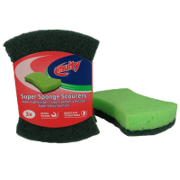 Multy Super schuursponsjes groen 3 stuks (Multy)  SMU00003