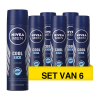 Aanbieding: 6x Nivea deodorant spray Cool Kick for men (150 ml)