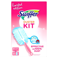 Swiffer Duster Starterkit + 3 Dusters Roze Limited Edition  SWI00144